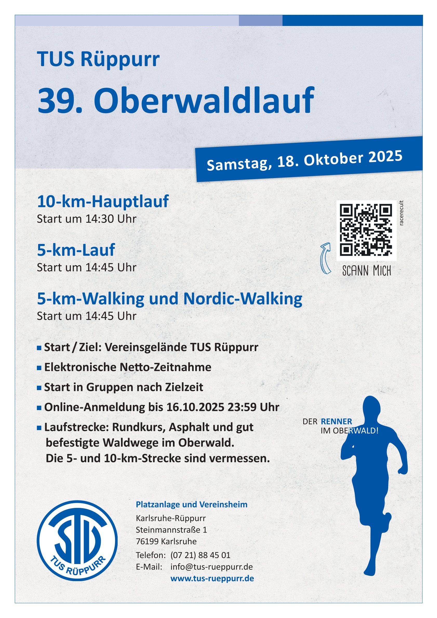 2025 Plakat Oberwaldlauf A3