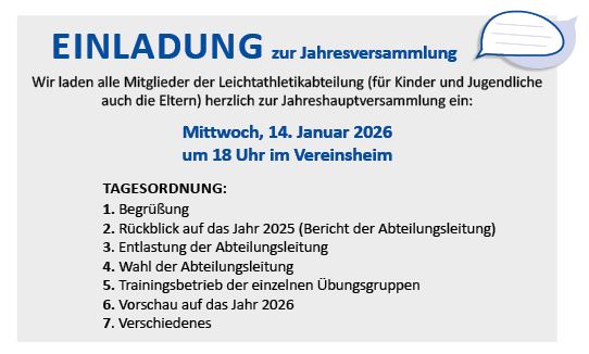 Einladung JHV LA 2026