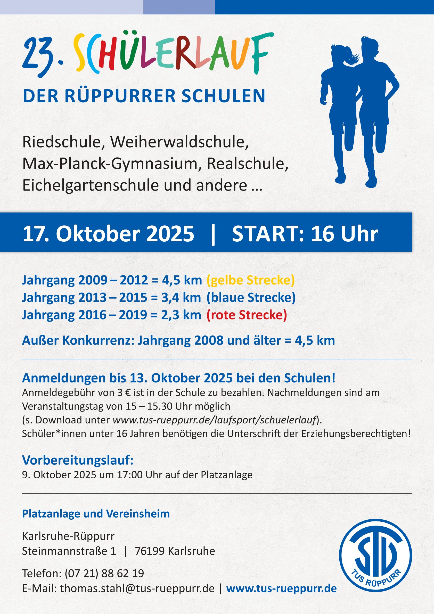 Plakat Schuelerlauf A3